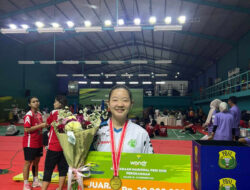 Steviolin Marcella Taklukkan Kejurnas Badminton di Tengah Kesibukan Kerja