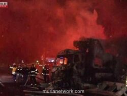 Malam Kelabu di Kan-Etsu: Rantai Tabrakan dan Kobaran Api di Tengah Hujan Salju