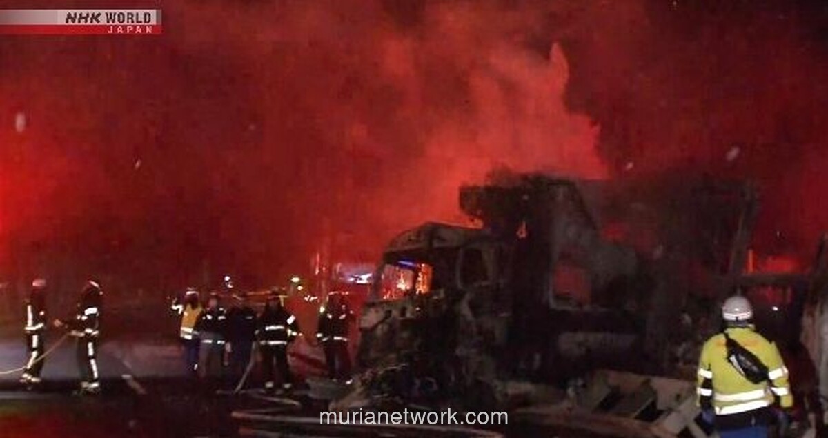 Malam Kelabu di Kan-Etsu: Rantai Tabrakan dan Kobaran Api di Tengah Hujan Salju