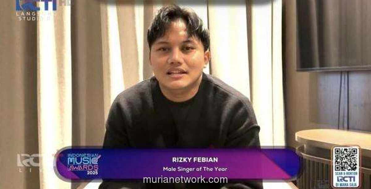 Rizky Febian Sabet Gelar Male of The Year di IMA 2025