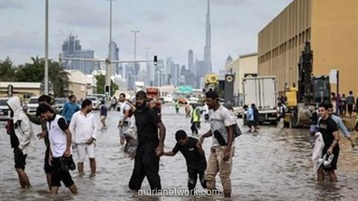 Gurun Dubai Kembali Tergenang, Bandara Lumpuh Diterjang Banjir