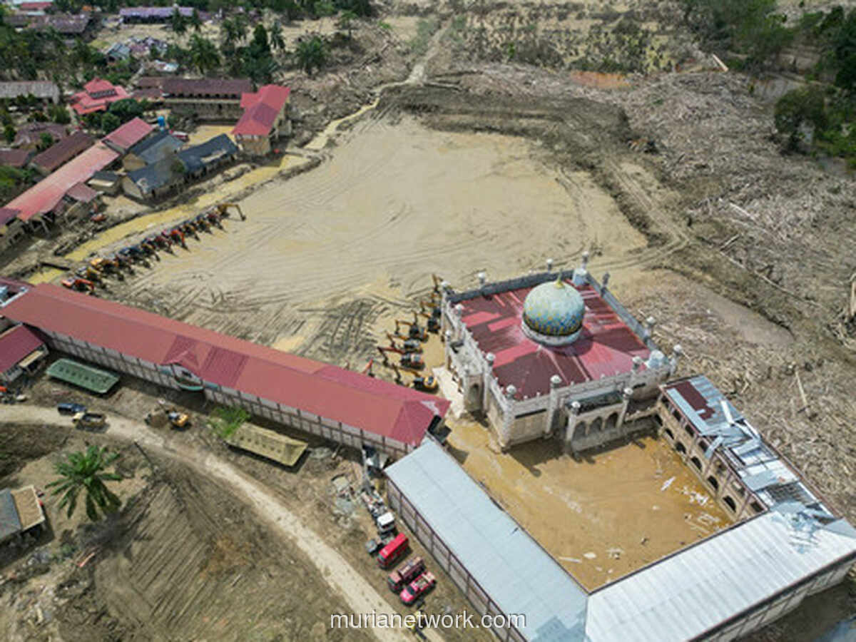 Pondok Pesantren Darul Mukhlisin Mulai Bangkit dari Reruntuhan Banjir Bandang