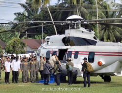 Prabowo Awali Tahun Baru dengan Tinjau Huntara di Aceh Tamiang