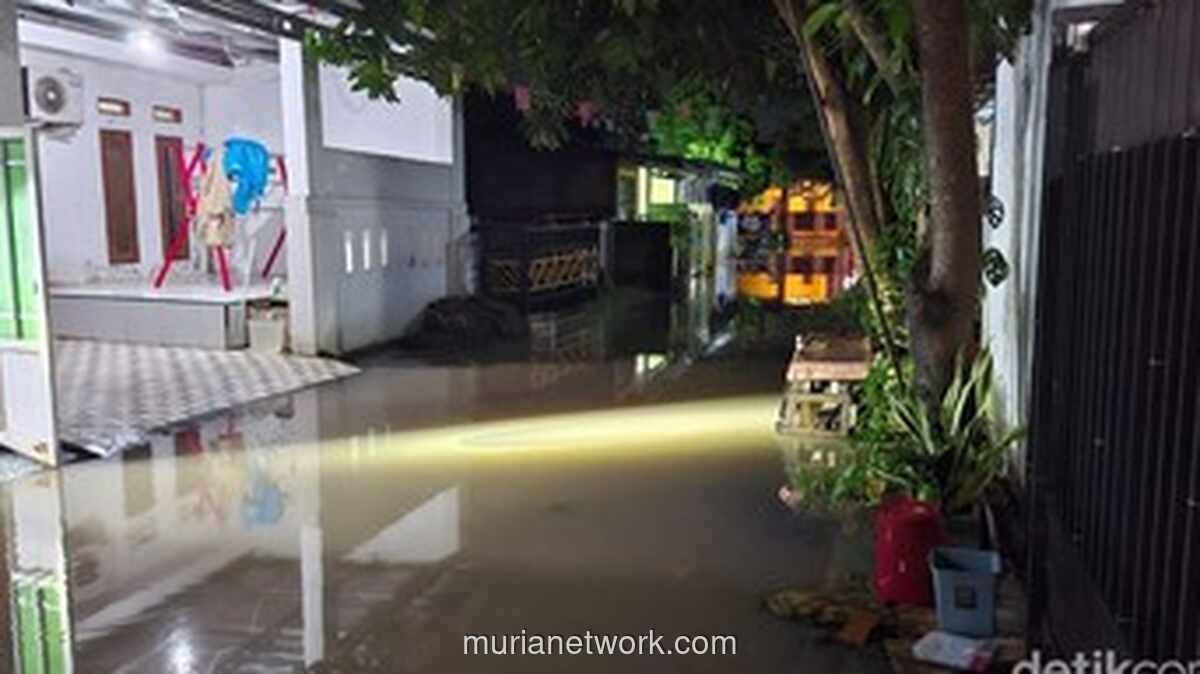 Tanggul Jebol, Perumahan Persada di Serang Berubah Jadi Kolam