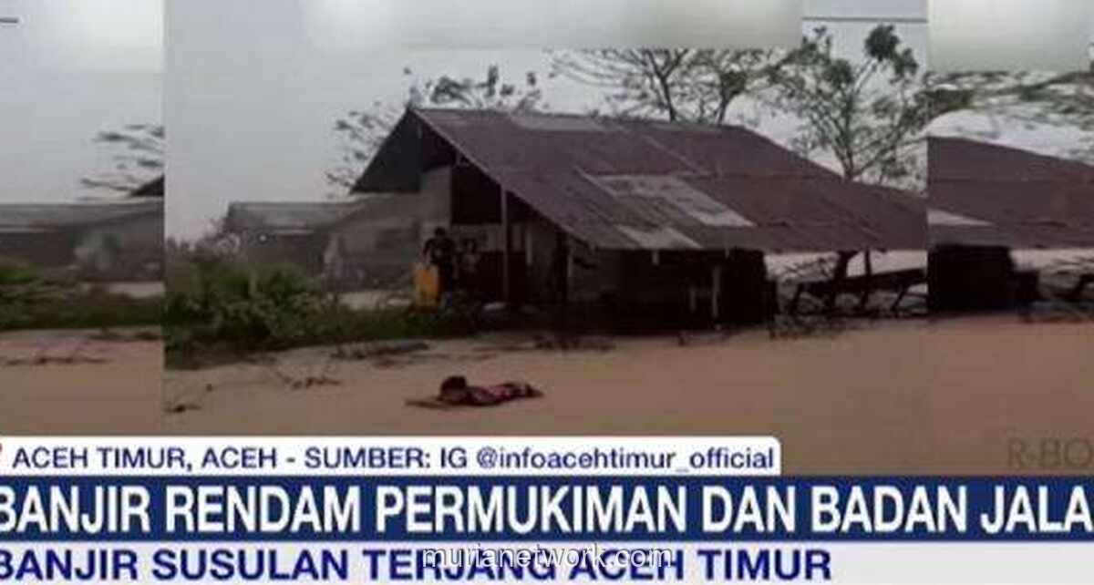 Banjir Susulan Gempur Aceh Timur, Warga yang Baru Pulih Kembali Terendam