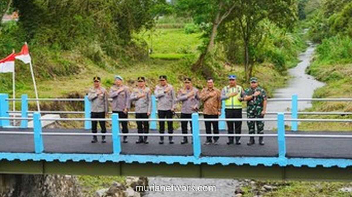 Kapolri Resmikan 19 Jembatan Merah Putih Presisi di Jateng, Klaten Jadi Tuan Rumah