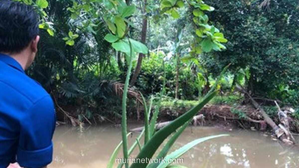 Buaya Lisa Muncul di Belakang Sekolah, Warga Sawangan Siaga