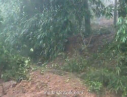Hujan Tak Kenal Ampun, Jalan Nasional Sukabumi Tertimbun Longsor