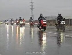 Banjir Marunda, Pengendara Motor Terpaksa Masuk Tol