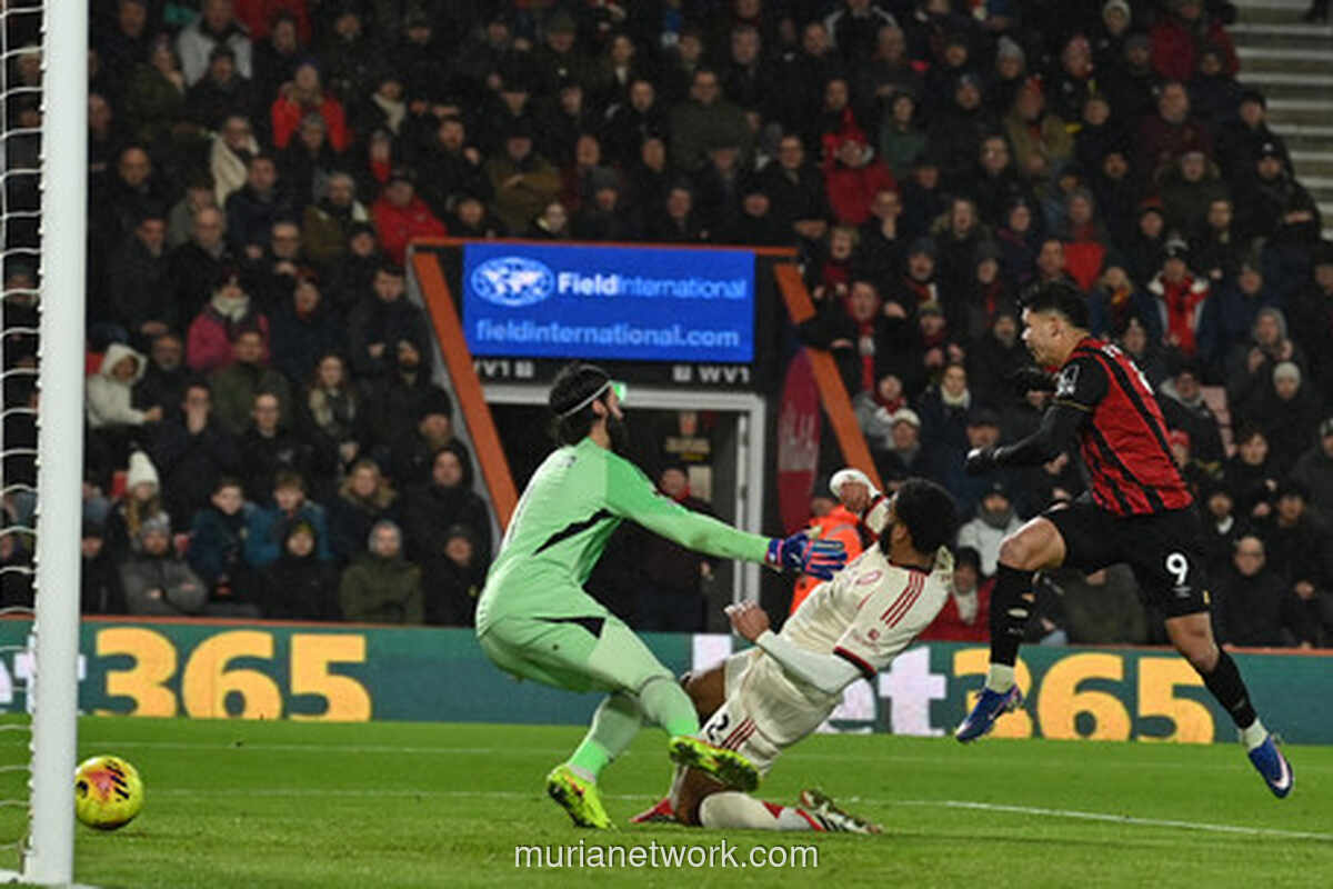 Liverpool Tersungkur Dramatis di Kandang Bournemouth