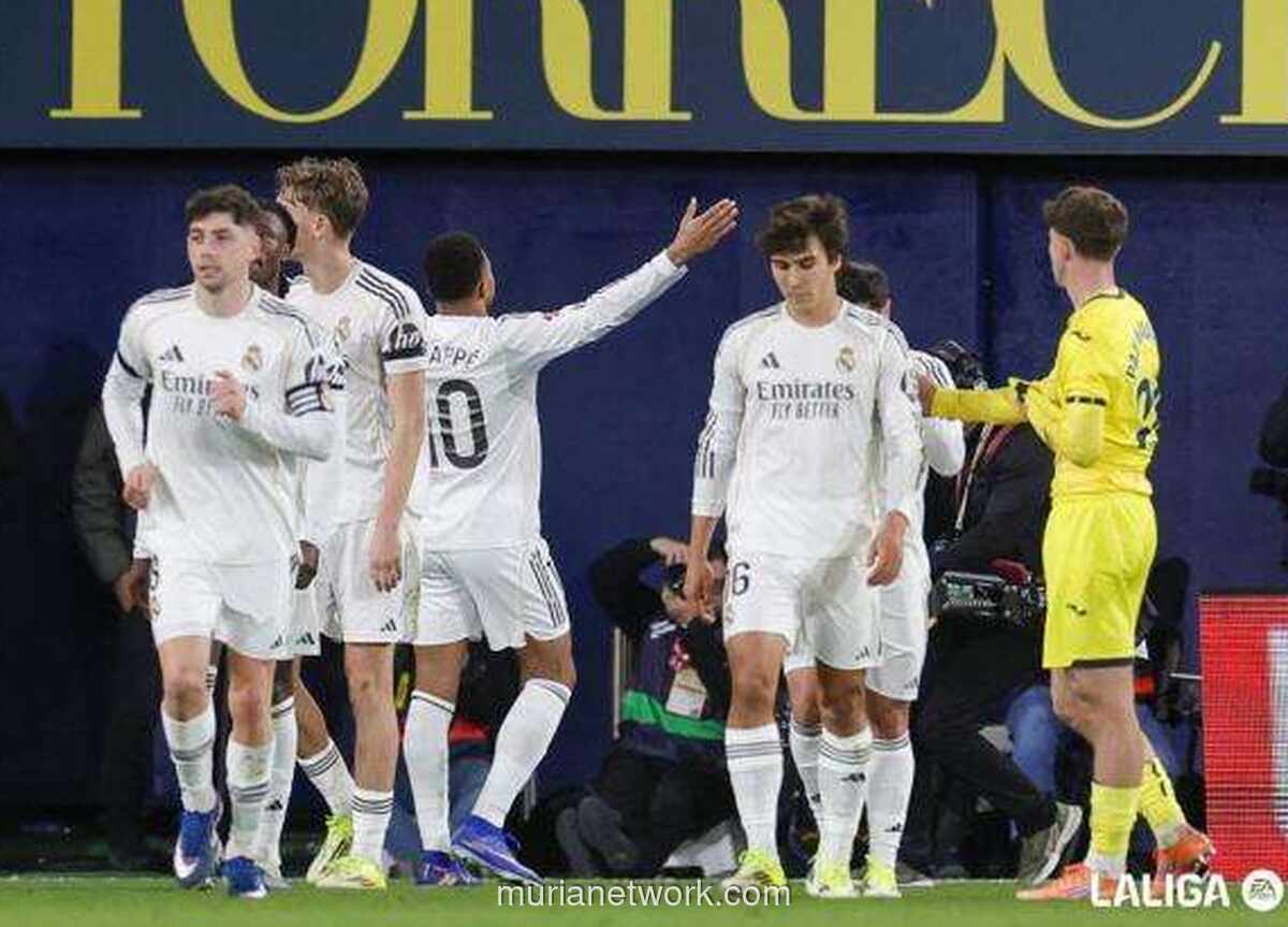 Mbappe Bungkam El Madrigal, Madrid Rebut Puncak Klasemen