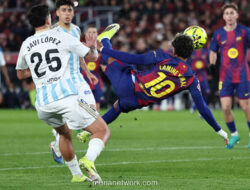 Barcelona Hancurkan Real Oviedo, Yamal Sempurnakan Malam dengan Gol Salto