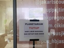 Pengunjung Kecewa, Planetarium Jakarta Tutup di Awal Tahun