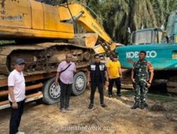 Polres Kampar Gerebek Tambang Galian C Ilegal di Tapung, Tiga Orang Diamankan