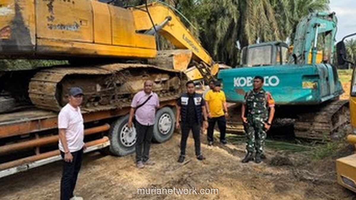 Polres Kampar Gerebek Tambang Galian C Ilegal di Tapung, Tiga Orang Diamankan