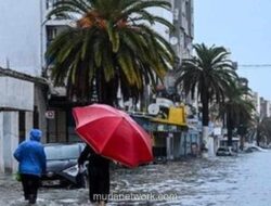 Tunisia Dilanda Banjir Terparah dalam 70 Tahun, 5 Tewas dan 4 Masih Hilang