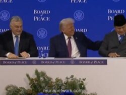 Prabowo Teken Piagam Perdamaian Gaza, Trump Beri Tepukan di Davos