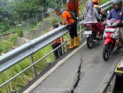 Jalan Salah Danasamsita Ambles, Wali Kota Bogor Tutup Akses Sementara