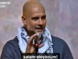 Guardiola Bicara Gaza di Barcelona: Kita Telah Meninggalkan Mereka Sendirian
