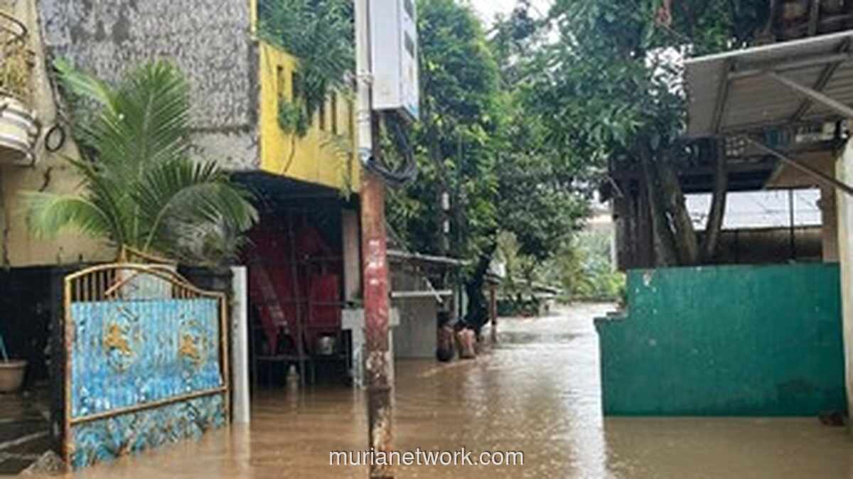 Warga Pejaten Timur Bertahan di Tengah Genangan 120 Sentimeter