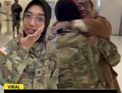 Pelukan Haru di Bandara, Kezia Syifa Berangkat Jadi Prajurit Garda Nasional AS