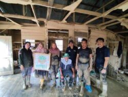 Kayu Hanyutan Disulap Jadi Hunian Sementara Korban Banjir Aceh dan Sumut