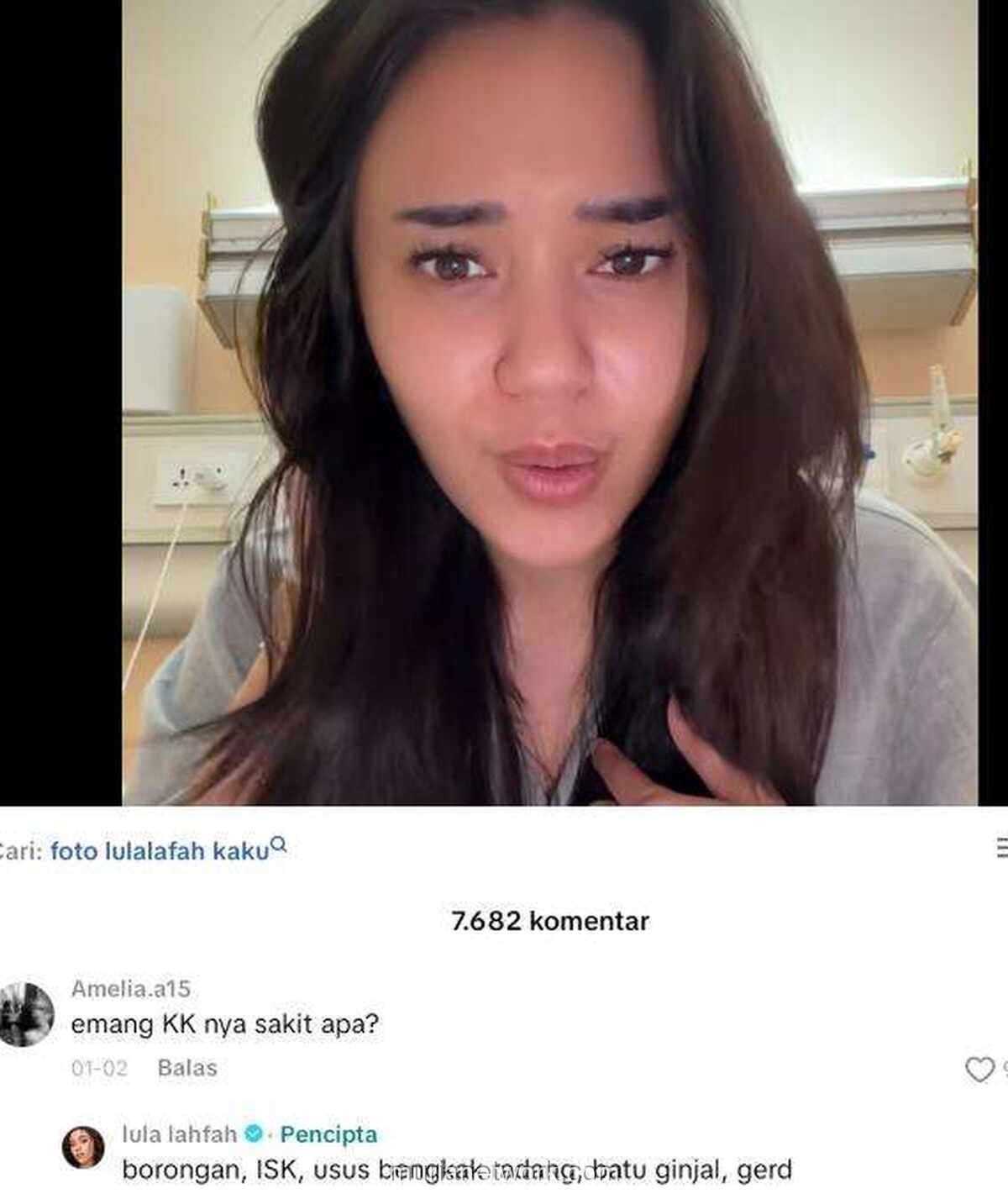 Sebelum Henti Jantung, Lula Lahfah Ungkap Deretan Penyakit yang Dideritanya