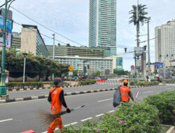 Fajar 2026, Pasukan Oranje Sudah Bereskan Sisa Pesta di Bundaran HI