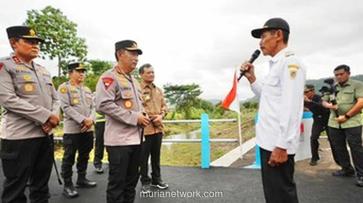 Dua Jembatan Presisi Kapolri Ubah Nasib Warga Klaten