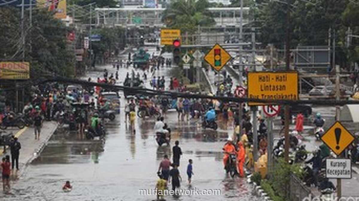 Hujan Semalam, 48 RT di Jakarta Terendam Banjir