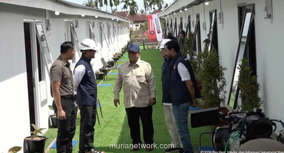 Prabowo Tinjau Langsung 15 Ribu Hunian Korban Bencana di Aceh Tamiang