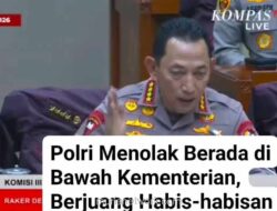 Kapolri Tolak Keras Wacana Polri Dibawah Kementerian: Lebih Baik Jadi Petani
