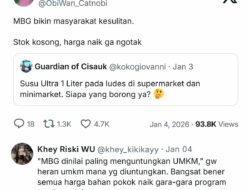 Program Makan Bergizi Picu Inflasi, Harga Telur hingga Susu Melambung
