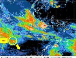 Bibit Siklon 98S Mengancam, Gelombang 6 Meter Berpotensi Hantam Sejumlah Perairan