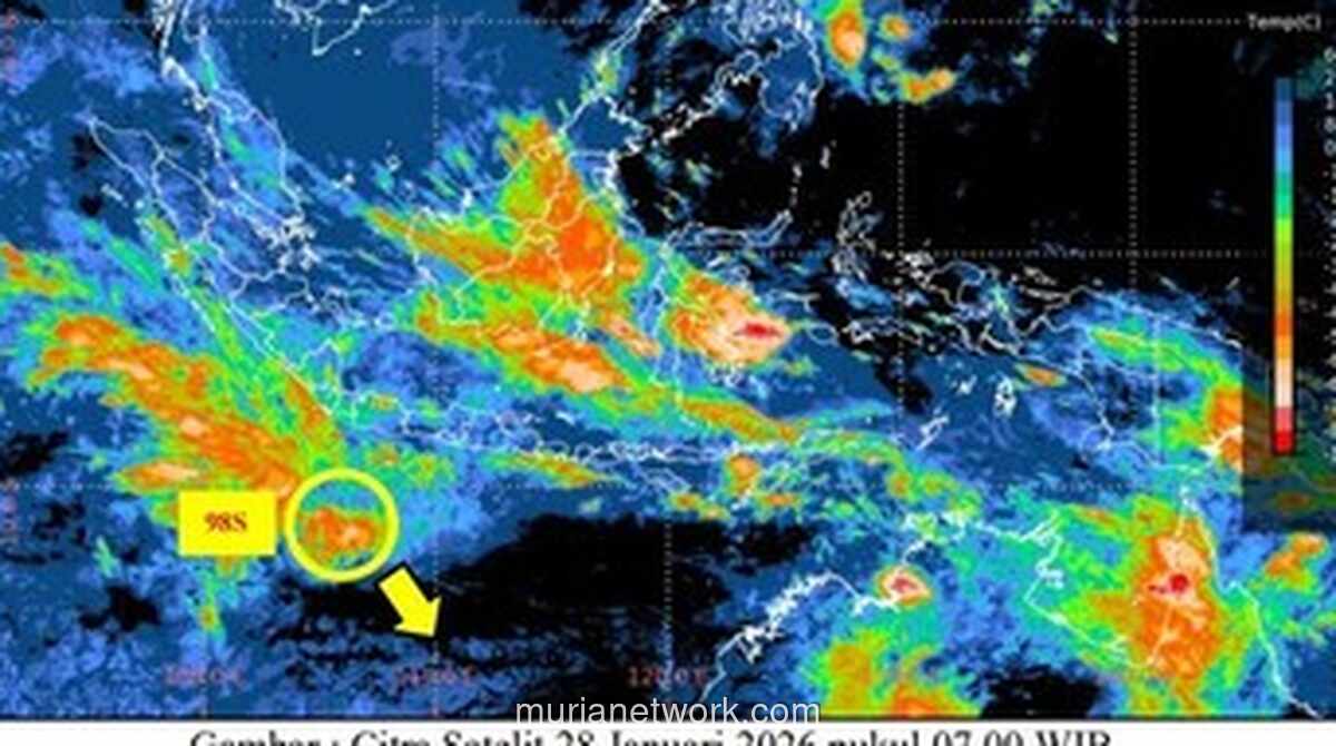 Bibit Siklon 98S Mengancam, Gelombang 6 Meter Berpotensi Hantam Sejumlah Perairan