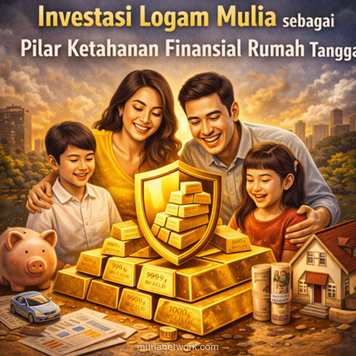 Emas, Pilar Ketahanan Finansial Keluarga di Tengah Gejolak Ekonomi