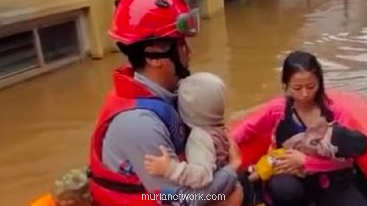 Jaksel Terendam Lagi, Warga Rawajati Dievakuasi dari Genangan 1,5 Meter