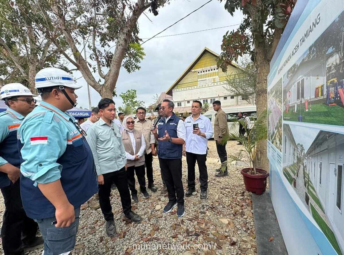 Gibran Tinjau Huntara Aceh Tamiang, Targetkan Selesai Sebelum Ramadan