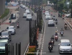 Rekayasa Lalu Lintas Disiapkan untuk Pembongkaran Tiang Monorel di Rasuna Said
