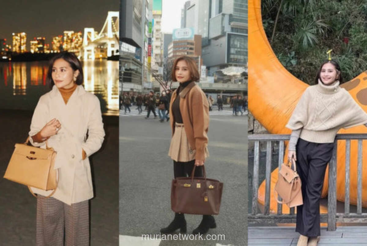 Prilly Latuconsina Pamer Gaya Earth Tone yang Elegan Saat Liburan di Jepang