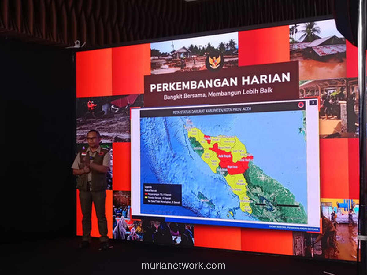 Korban Tewas Bencana Sumatera Tembus 1.182 Jiwa, 145 Masih Hilang