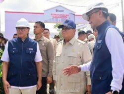 Prabowo Tinjau Langsung Hunian Sementara untuk Korban Bencana di Aceh Tamiang