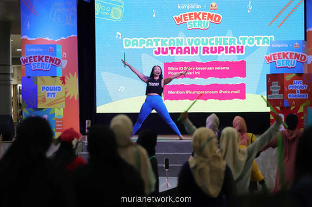 Pound Fit Menggebrak, WTC Mangga Dua Bergoyang di Weekend Seru