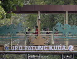 Jembatan Penyeberangan Patung Kuda Berwajah Baru, Ornamen Kuda Jadi Daya Tarik
