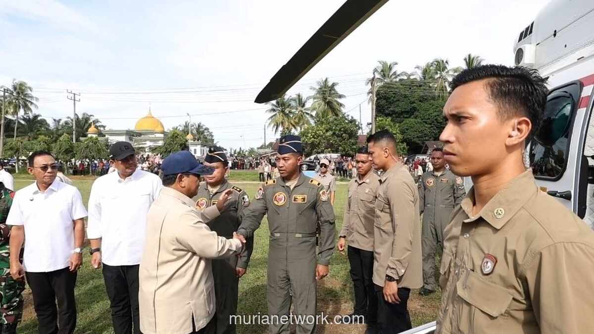Prabowo Tinjau Huntara di Aceh Tamiang, Lanjutkan Perjalanan Panjang dari Tapanuli