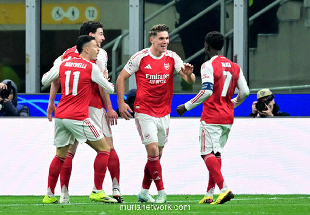 Malam Kejutan Liga Champions: Arsenal dan Madrid Pesta Gol, City dan PSG Tersungkur