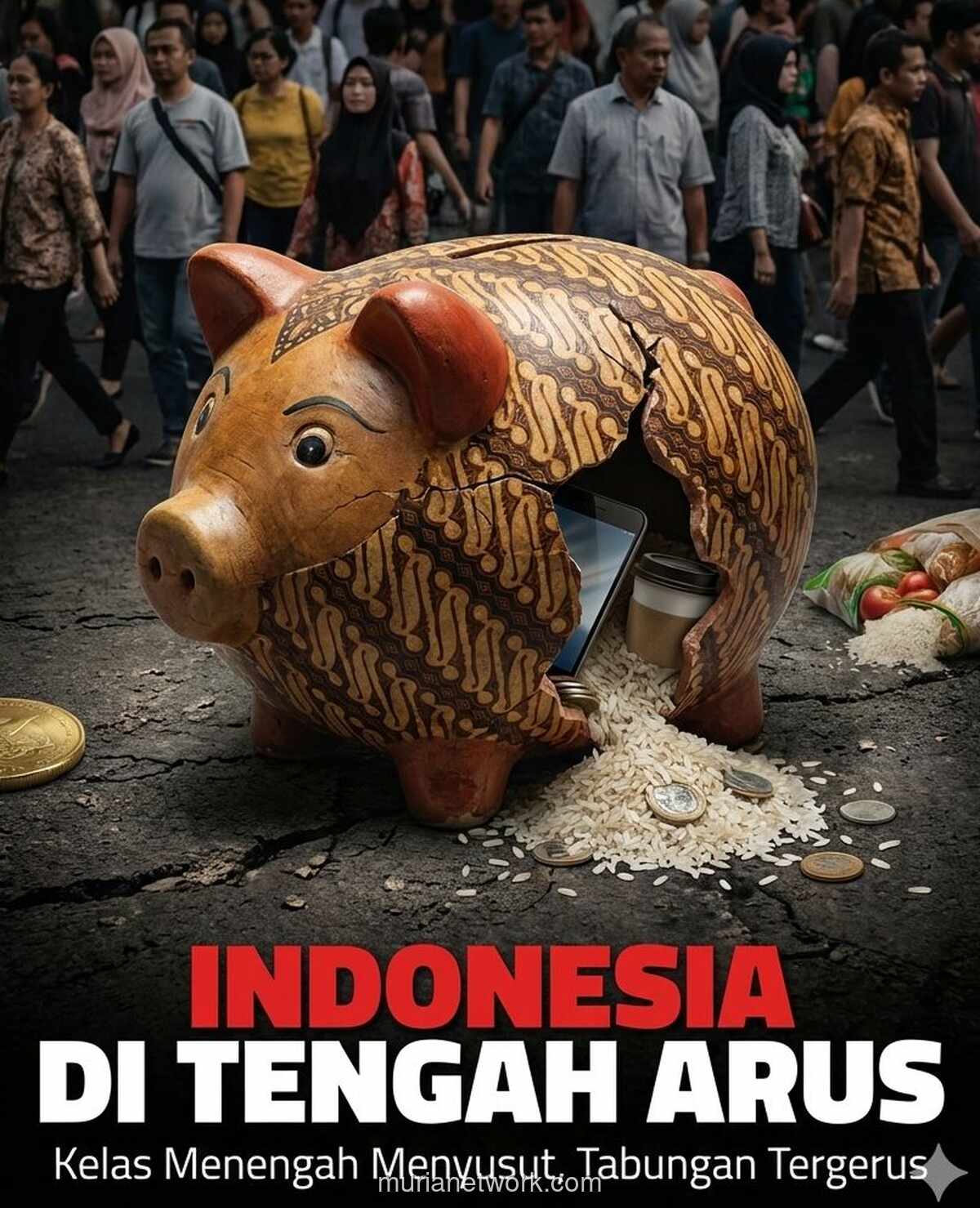 ManTab dan Susutnya Kelas Menengah: Ketika Tabungan Habis untuk Bertahan Hidup