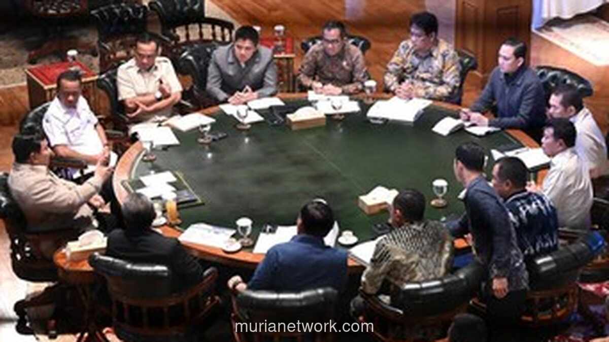 Prabowo Gelar Rapat Dadakan di Bogor Usai Tur Dunia