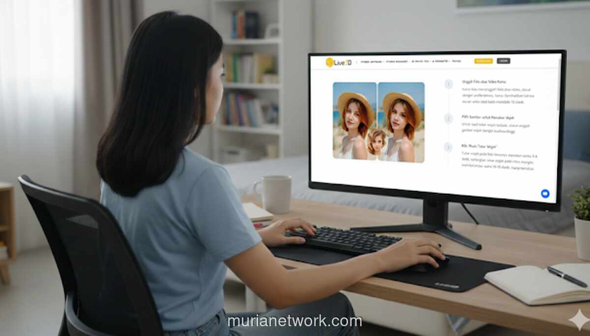 Live3D AI Face Swap: Ganti Wajah di Video Cuma Modal Browser, Tanpa Bayar