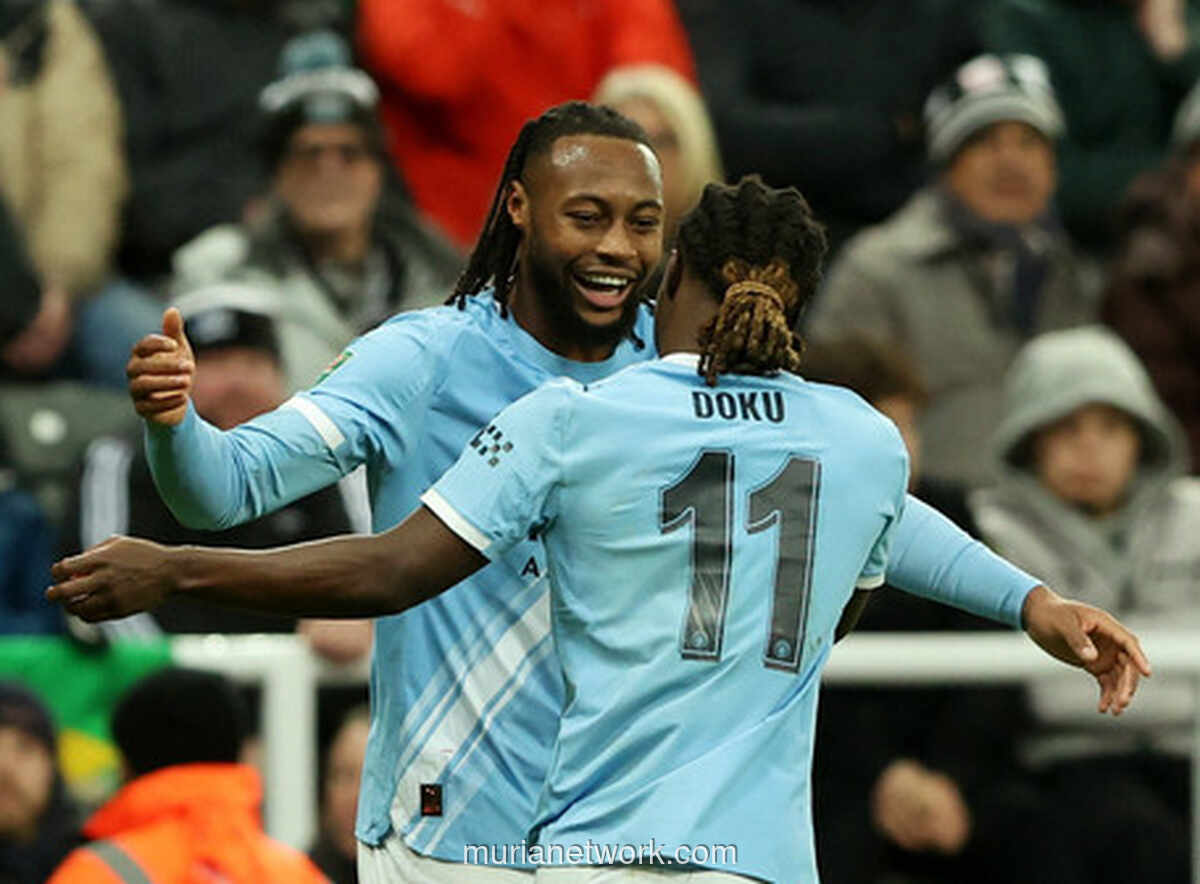 Semenyo dan Cherki Bawa City Hampir Pasti ke Final Piala Liga